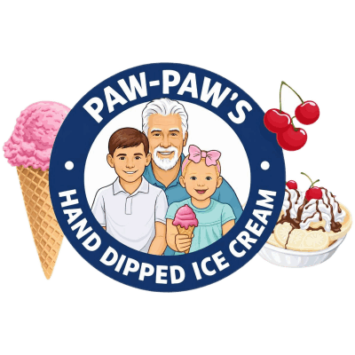 Paw-Paw's Hand Dipped Ice Cream